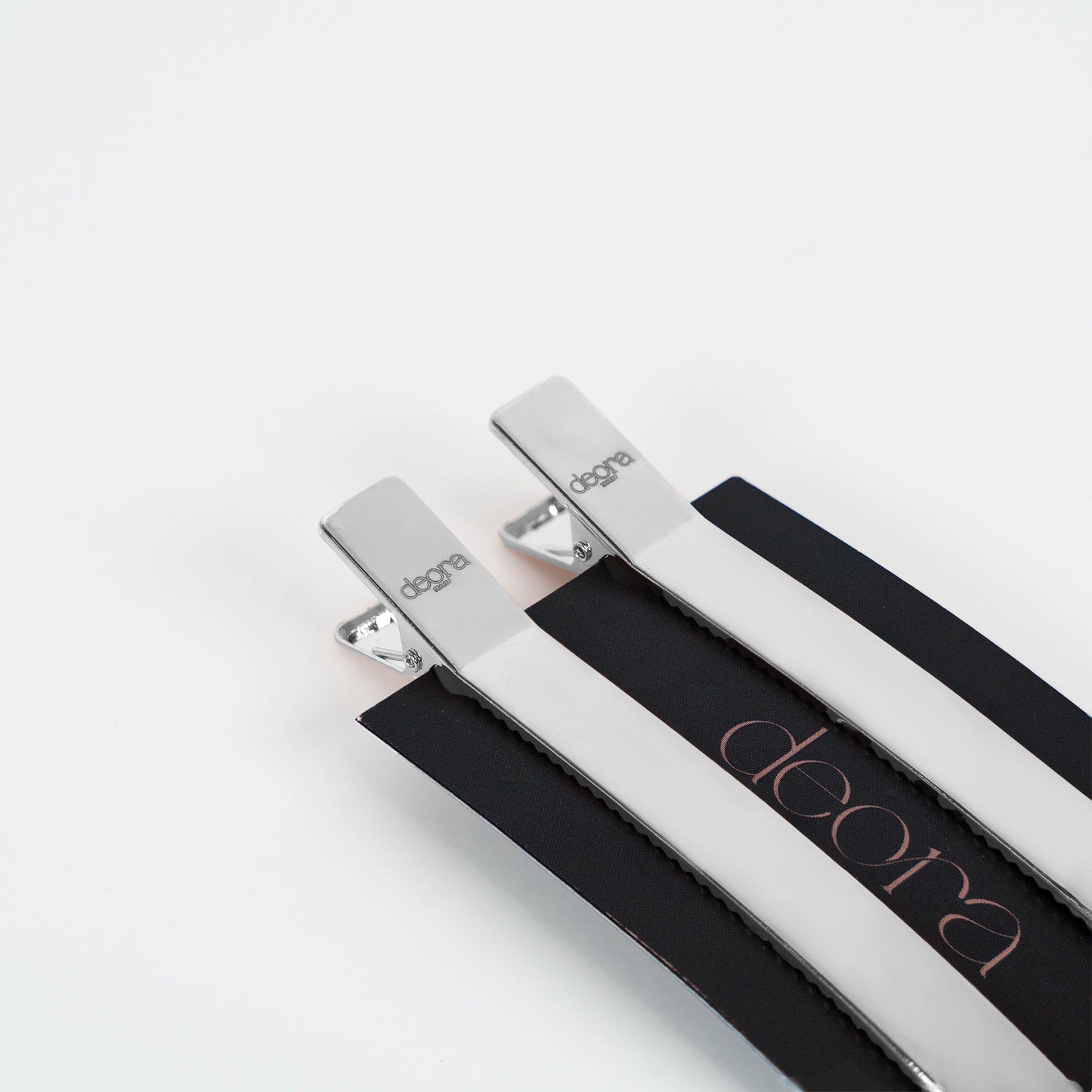 deora luxe stainless steel bar clips – set of 2