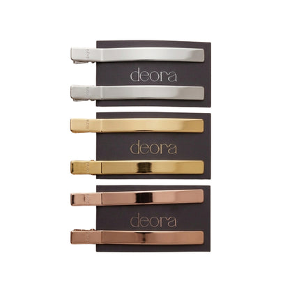 Deora Luxe Stainless Steel Bar Clips – Set of 2