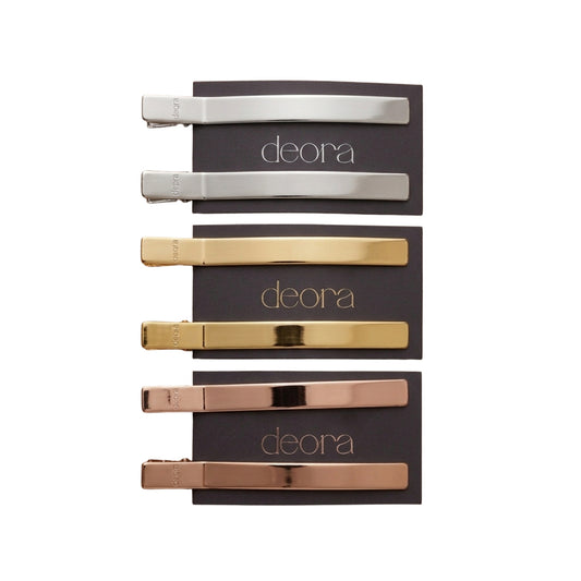 Deora Luxe Stainless Steel Bar Clips – Set of 2