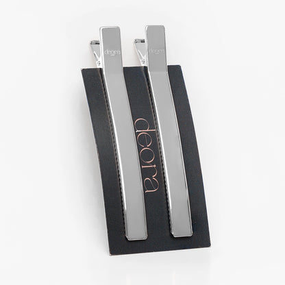 Deora Luxe Stainless Steel Bar Clips – Set of 2