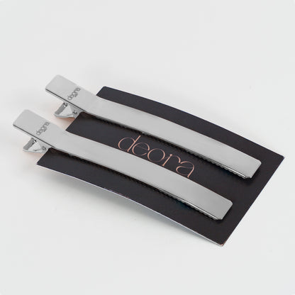 Deora Luxe Stainless Steel Bar Clips – Set of 2